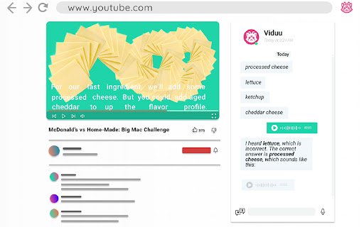 Viduu  from Chrome web store to be run with OffiDocs Chromium online