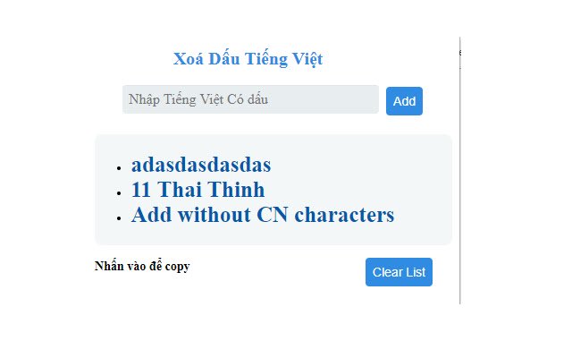 OffiDocs Chromium 온라인으로 실행되는 Chrome 웹 스토어의 베트남어 문자 변환기