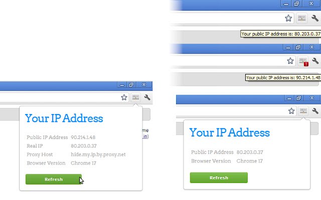 Tingnan ang IP address mula sa Chrome web store na tatakbo sa OffiDocs Chromium online