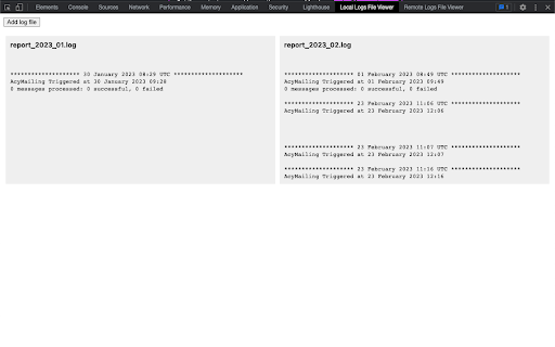 View log files from Chrome web store to be run with OffiDocs Chromium online View log files from Chrome web store to be run with OffiDocs Chromium online