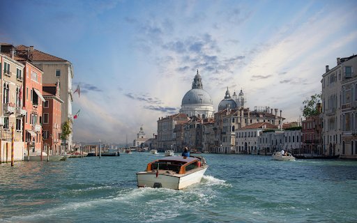 View of a Boat on Canal Grande and the Santa Maria  from Chrome web store to be run with OffiDocs Chromium online View of a Boat on Canal Grande and the Santa Maria  from Chrome web store to be run with OffiDocs Chromium online