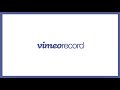 Vimeo Record Screen  Webcam Recorder  from Chrome web store to be run with OffiDocs Chromium online