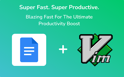 Vim for Google Docs™  from Chrome web store to be run with OffiDocs Chromium online