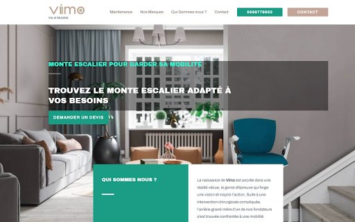 Vimo Monte Escalier  from Chrome web store to be run with OffiDocs Chromium online