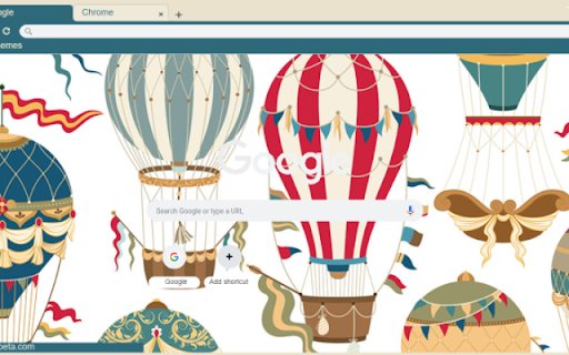 Vintage Hot Air Balloons  from Chrome web store to be run with OffiDocs Chromium online