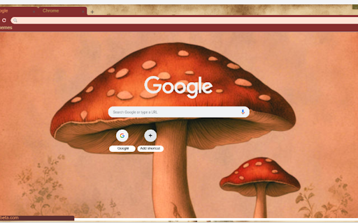 Vintage Shroom Theme  from Chrome web store to be run with OffiDocs Chromium online