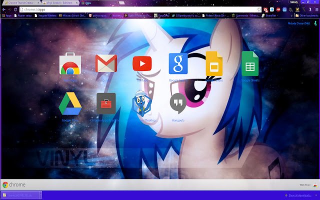 Vinyl Scratch  from Chrome web store to be run with OffiDocs Chromium online