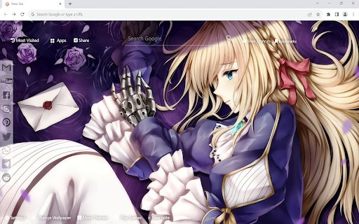 Violet Evergarden Wallpaper  from Chrome web store to be run with OffiDocs Chromium online