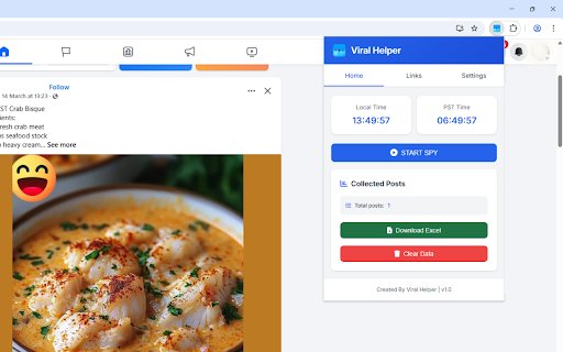 Viral Helper Viral Post Collector from Chrome web store to be run with OffiDocs Chromium online Viral Helper Viral Post Collector from Chrome web store to be run with OffiDocs Chromium online