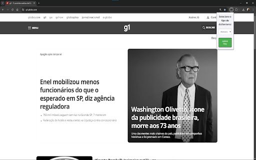 VisualExtension  from Chrome web store to be run with OffiDocs Chromium online