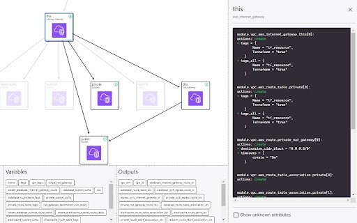 Visualize your Terraform Inkdrop  from Chrome web store to be run with OffiDocs Chromium online