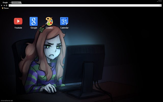 Vivian James Dark Theme  from Chrome web store to be run with OffiDocs Chromium online