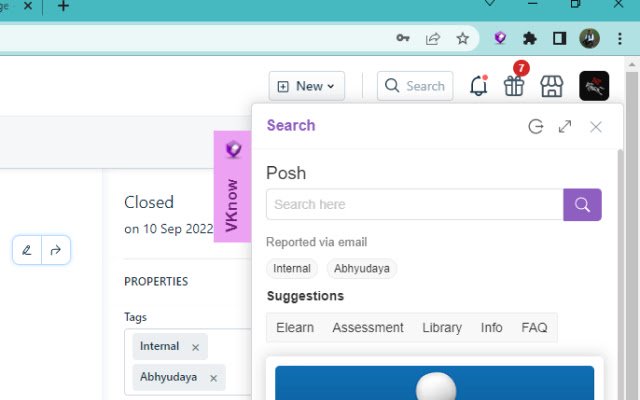 VKnow  from Chrome web store to be run with OffiDocs Chromium online