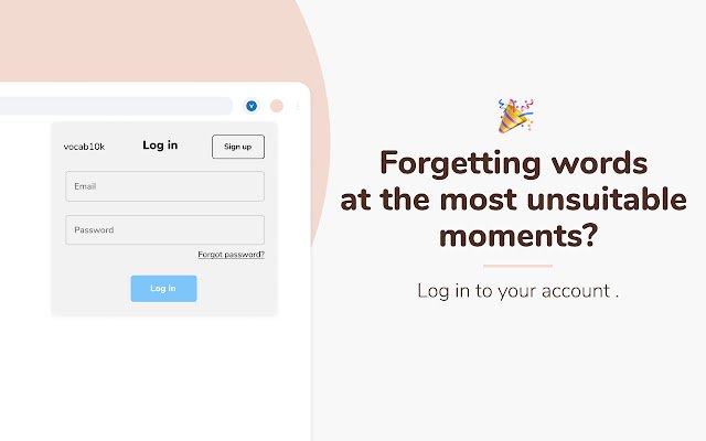 Ekstensi Vocab10k dari toko web Chrome untuk dijalankan dengan OffiDocs Chromium online