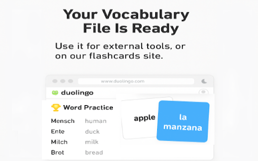Vocab Extractor  from Chrome web store to be run with OffiDocs Chromium online