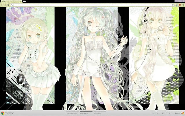 Vocaloid theme  from Chrome web store to be run with OffiDocs Chromium online