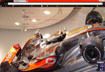 Vodafone McLaren Mercedes MP4 23 F1 Car dari toko web Chrome untuk dijalankan dengan OffiDocs Chromium online