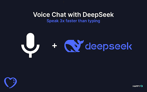 Voice To DeepSeek  from Chrome web store to be run with OffiDocs Chromium online