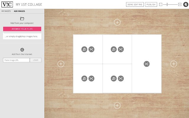 Voilà!Collage – interactive na gumagawa ng collage mula sa Chrome web store na tatakbo sa OffiDocs Chromium online