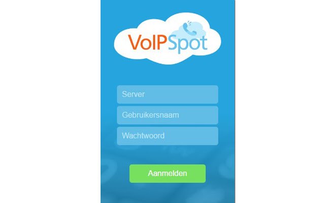 La aplicación VoIPSpot de la tienda web de Chrome se ejecutará con OffiDocs Chromium en línea