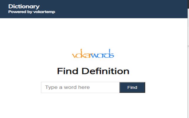 vokarwords  from Chrome web store to be run with OffiDocs Chromium online