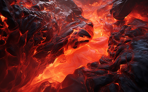 volcano spewing molten lava  from Chrome web store to be run with OffiDocs Chromium online