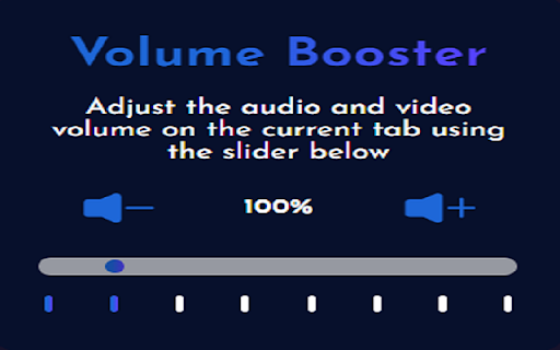 Volume Booster  from Chrome web store to be run with OffiDocs Chromium online