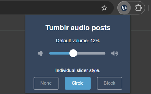 Volumr  from Chrome web store to be run with OffiDocs Chromium online