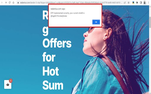 Voluum DTP verify  from Chrome web store to be run with OffiDocs Chromium online