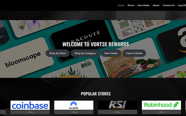 VORT3X Rewards  from Chrome web store to be run with OffiDocs Chromium online