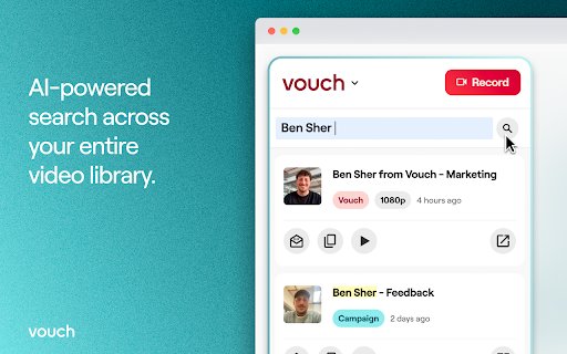 Vouch  from Chrome web store to be run with OffiDocs Chromium online