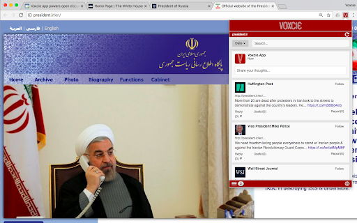Voxcie  from Chrome web store to be run with OffiDocs Chromium online