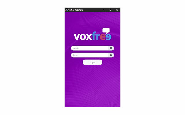 Voxfree Webphone จาก Chrome เว็บสโตร์ที่จะทำงานร่วมกับ OffiDocs Chromium ออนไลน์