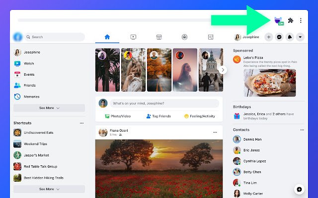 VPN Unblocker for Facebook  from Chrome web store to be run with OffiDocs Chromium online
