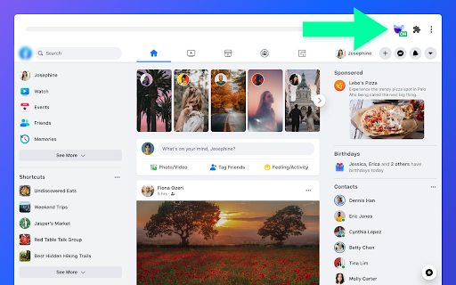VPN Unblocker for Facebook  from Chrome web store to be run with OffiDocs Chromium online