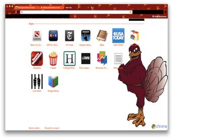 vt hokies footprints theme  from Chrome web store to be run with OffiDocs Chromium online