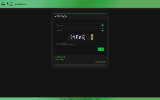 VTOP Dark Mode  from Chrome web store to be run with OffiDocs Chromium online