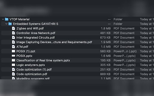VTOP File Downloader  from Chrome web store to be run with OffiDocs Chromium online
