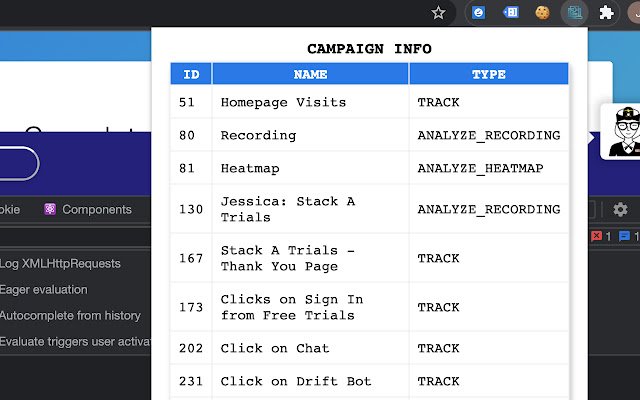 Chrome ウェブストアからの VWO キャンペーンを OffiDocs Chromium オンラインで実行