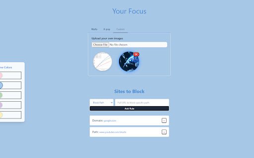 Waifu Focus  from Chrome web store to be run with OffiDocs Chromium online