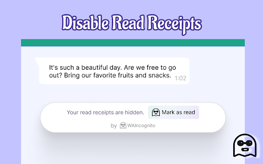WAIncognito WhatsApp Online Hide  Restore Deleted Messages | WPPME.COM  from Chrome web store to be run with OffiDocs Chromium online