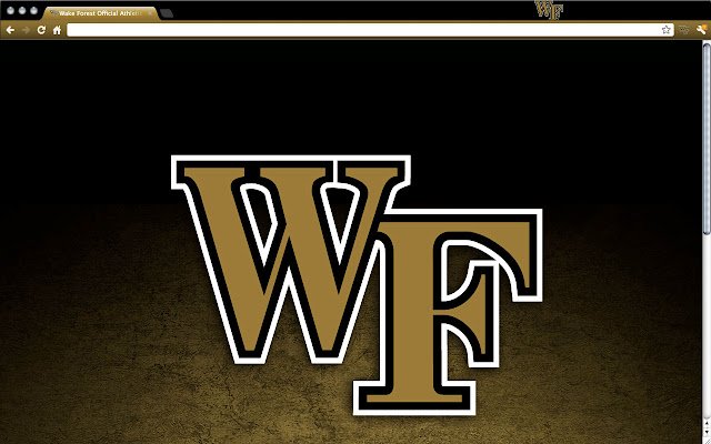 Il tema Wake Forest University dal negozio web di Chrome può essere eseguito con OffiDocs Chromium online