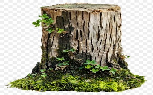 wallpaper a cut tree still alive with new shoots  from Chrome web store to be run with OffiDocs Chromium online