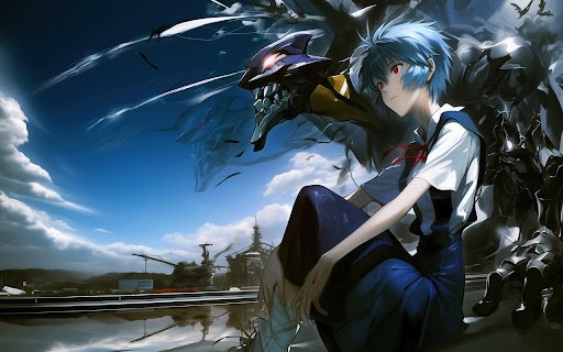 Wallpapers New tab girls anime  from Chrome web store to be run with OffiDocs Chromium online