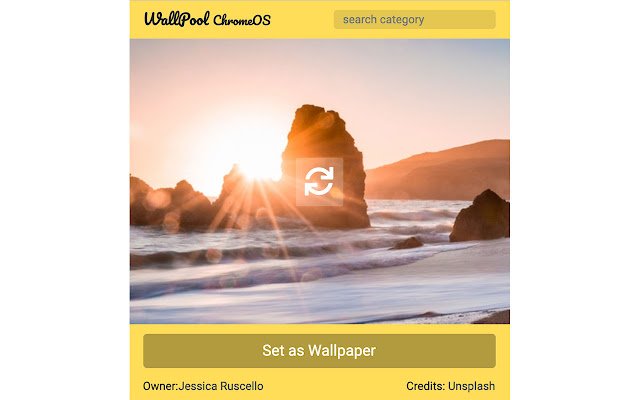 wallpool Wallpaper for ChromeOS  from Chrome web store to be run with OffiDocs Chromium online