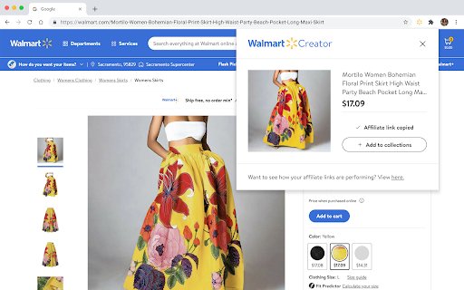 Walmart Creator Toolbar  from Chrome web store to be run with OffiDocs Chromium online