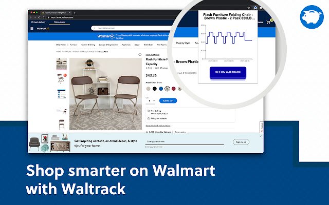 วอลแทรค | Walmart Price Tracker จาก Chrome เว็บสโตร์ที่จะทำงานร่วมกับ OffiDocs Chromium ออนไลน์