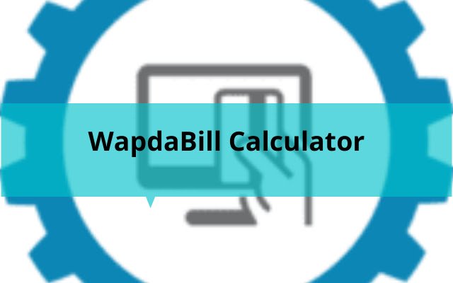 WapdaBill calculator  from Chrome web store to be run with OffiDocs Chromium online