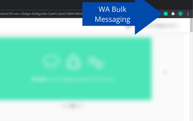 WAPP Bulk Messaging  from Chrome web store to be run with OffiDocs Chromium online