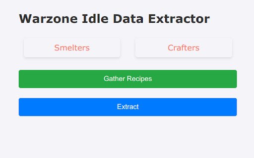 Warzone Idle Extractor  from Chrome web store to be run with OffiDocs Chromium online